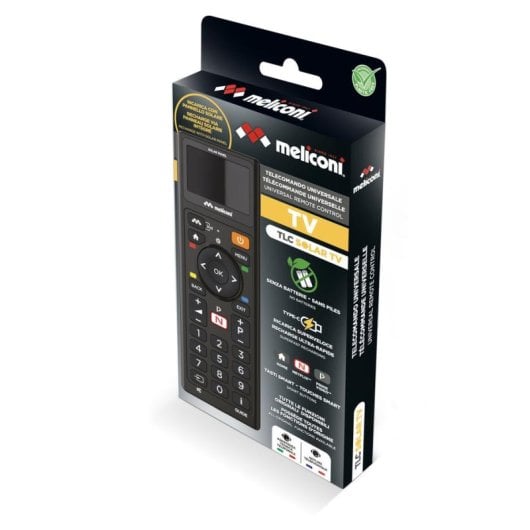 Fernbedienung Meliconi 800508 Universal Schwarz Tasten AAA kompaktes Design