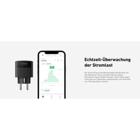 Intelligente Steckdose Anker A17X8311 Bluetooth Wi-Fi App-Verbrauchsstatistiken