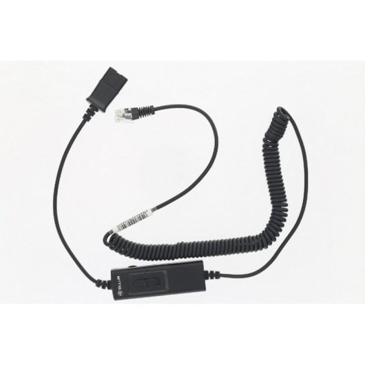 Cable adaptador Tellur TLL416004 QD a RJ11 negro 2,95 m interruptor universal