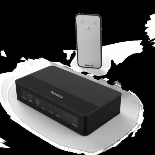 Switch HDMI Hama 00121770 3 Ingressi 4K Ultra HD Telecomando Nero
