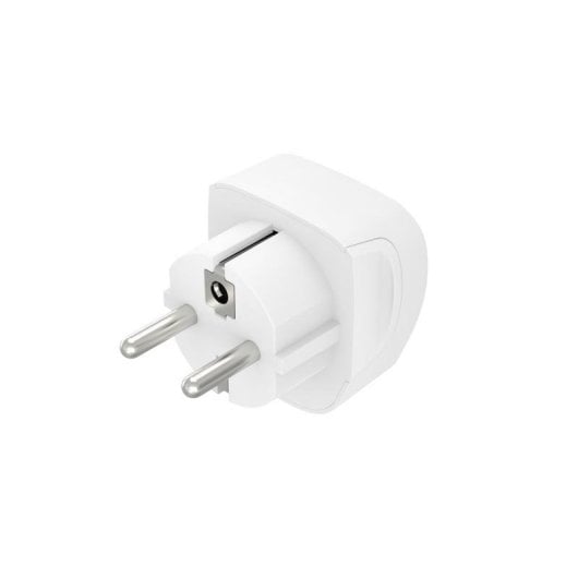 Adaptador de viagem Hama 00223459 1 tomada Tipo G para Tipo E/F compacto branco