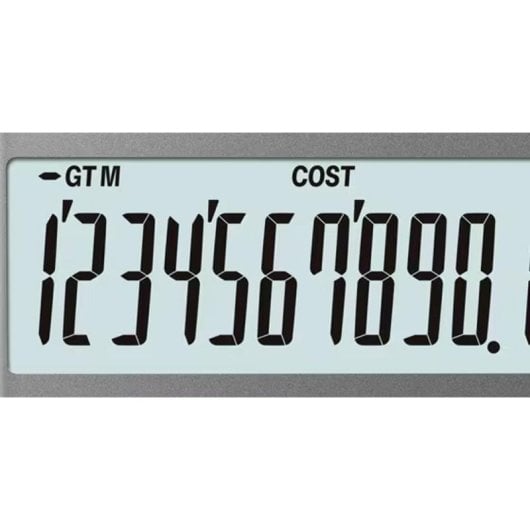 Calculadora Casio MS-100FM Mesa 10 Dígitos Visor Inclinado Cinza