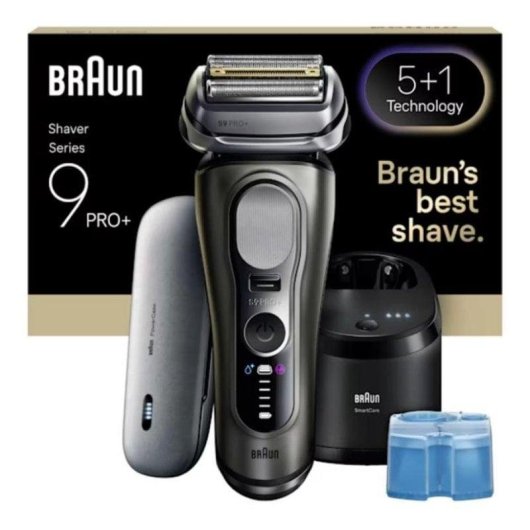 Afeitadora Braun Series 9 Pro+ 9675cc Wet&Dry PowerCase Centro Limpieza