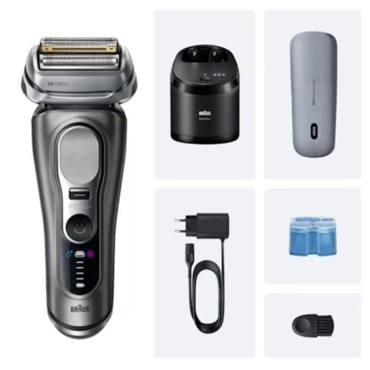 Afeitadora Braun Series 9 Pro+ 9675cc Wet&Dry PowerCase Centro Limpieza