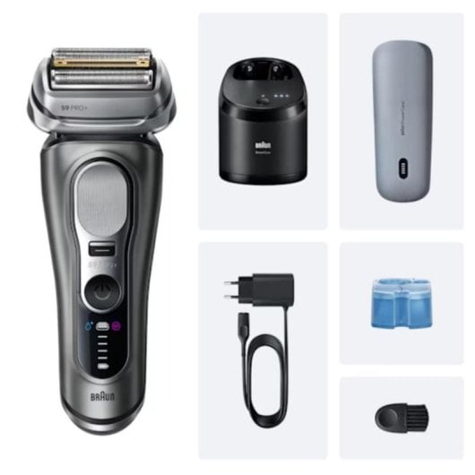 Afeitadora Braun Series 9 Pro+ 9675cc Wet&Dry PowerCase Centro Limpieza