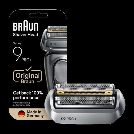 Tête de rasage Braun 96M Series 9 PRO+ inox noir remplacement facile
