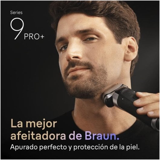 Tête de rasage Braun 96M Series 9 PRO+ inox noir remplacement facile