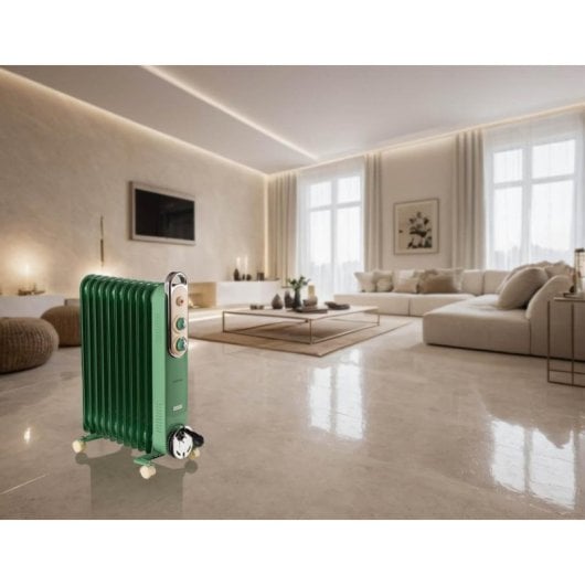 Ölradiator Ariete Vintage Line 8252/04 2500W 11 Elemente grün