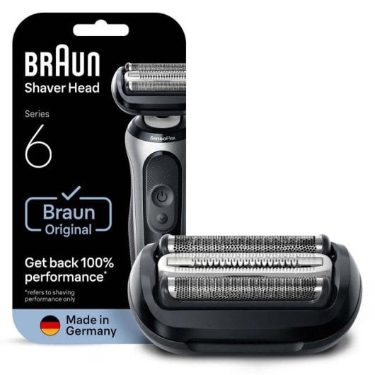 Tête de rasage Braun 64B Noir Acier inoxydable Séries 6 60 61 62