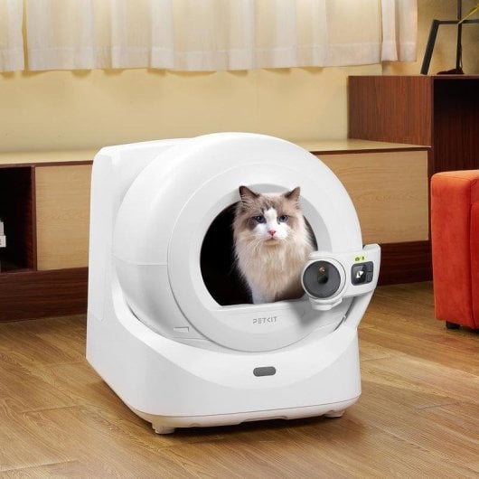 Arenero inteligente PETKIT Purobot Ultra cámara IA autolimpiable gatos blanco