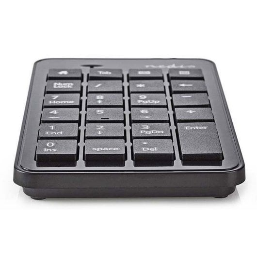 Teclado numérico NEDIS KBNM100BK USB compacto color negro para Windows