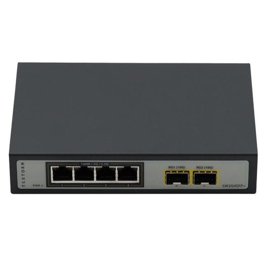 Switch Textorm SW2G4SFP+ 4 ports 2.5G 2 ports SFP+ 10G compact