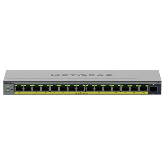 Switch Netgear GS116EPP 16 ports Gigabit Managed PoE+ métal