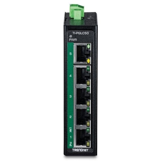 Switch TRENDnet TI-PGLC50 5 ports Gigabit Ethernet PoE+ industriel