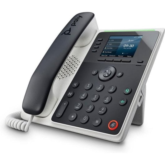 Téléphone IP HP Poly Edge E220 Bluetooth PoE 4 lignes écran 2,8" NFC