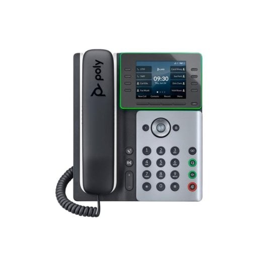 Téléphone IP HP Poly Edge E300 8 lignes IPS 3,5" PoE NFC Noir