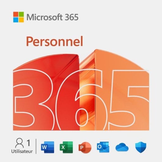 Abonnement Microsoft 365 Personal EP2-32440 1 Utilisateur 5 Appareils Français