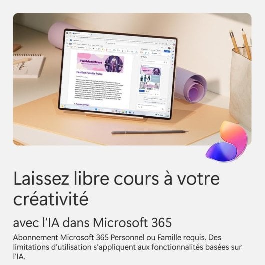 Abonnement Microsoft 365 Personal EP2-32440 1 Utilisateur 5 Appareils Français