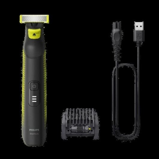 Rasoir Philips OneBlade Pro QP6506/15 étanche 90min batterie affichage LED