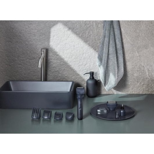 Afeitadora corporal Panasonic XSHAPEPACK1EU wet & dry 70min Bateria Azul Inox
