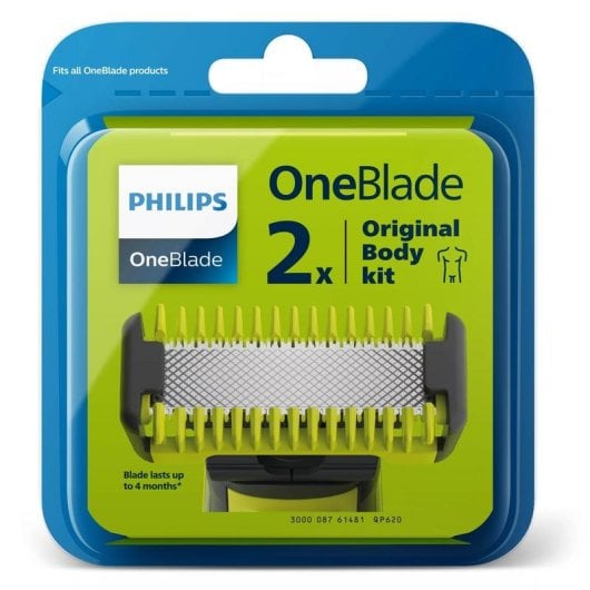 Lâmina de barba Philips OneBlade QP620/50 Face + Body recorte seguro