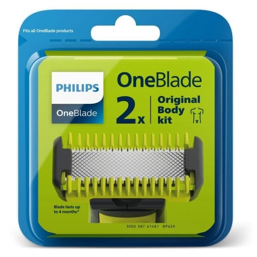 Lâmina de barba Philips OneBlade QP620/50 Face + Body recorte seguro