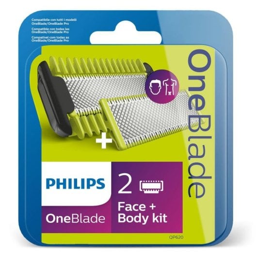 Lâmina de barba Philips OneBlade QP620/50 Face + Body recorte seguro
