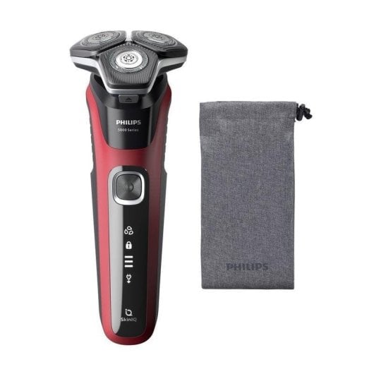 Gesichtsrasierer Philips Shaver Series 5000 S5883/10 Kabellos 60min Nass- und Trockenrasur LED Schnellladung