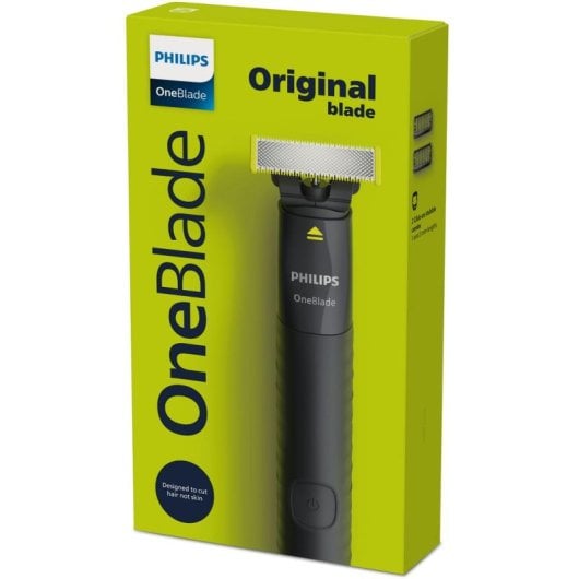 Afeitadora PHILIPS Norelco OneBlade QP1424/10 recarregável Wet&Dry carvão