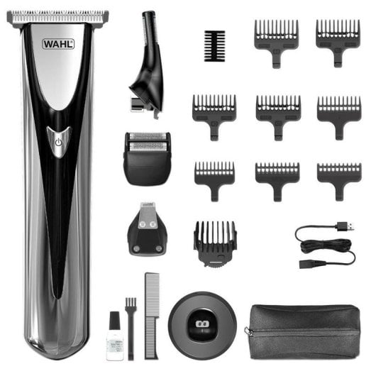 Cortadora de pelo WAHL Elite Groom inalámbrica AC/Batería 10 peines