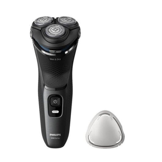 Rasoir Visage Philips S3145/00 Sans Fil 60min Sec et Humide 3 Têtes Flexibles