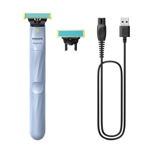 Rasoir pour Visage Philips OneBlade QP1324/30 Sans Fil 30min Sec et Mouillé 2 Lames