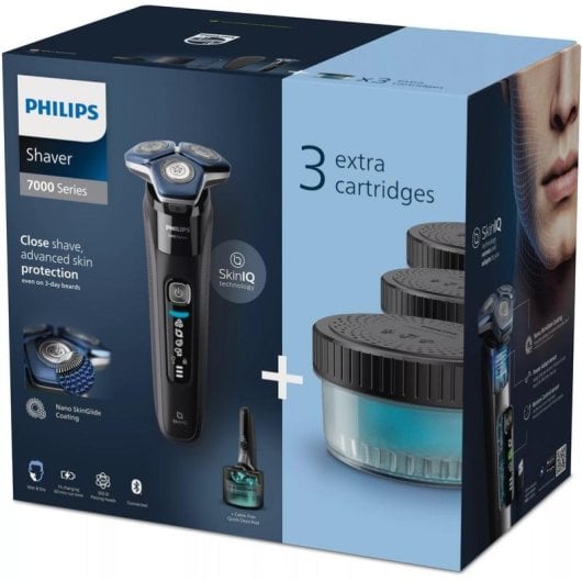 Afeitadora PHILIPS SHAVER Series 7000 S7886/63 Seco e Húmido Bluetooth