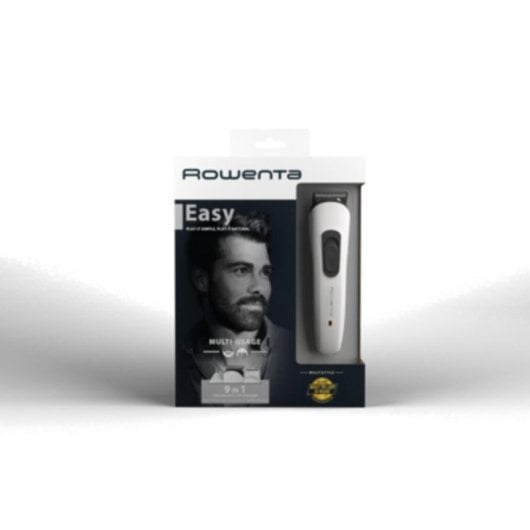 Cortadora Rowenta TN8961F4 Multistyle Easy 9 em 1 Bateria Inox LED