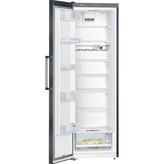 Frigorífico Una Puerta Siemens iQ300 KS36VVXDP Defrost 186 cm 346 L D Negro Acero inoxidable
