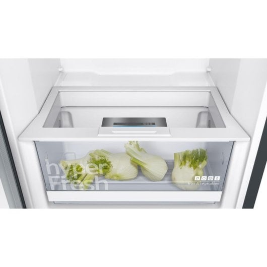 Frigorífico Una Puerta Siemens iQ300 KS36VVXDP Defrost 186 cm 346 L D Negro Acero inoxidable