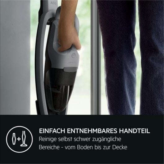 Stielstaubsauger Beutellos AEG AS52AB18UG 18V Kabellos Grau