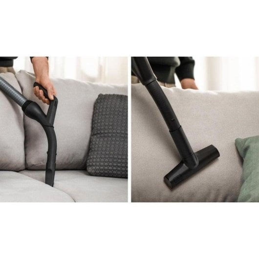 Aspirateur avec Sac Siemens VSZ7XTRM 750W Allergy Plus 5L Filtre Lavable Gris Pardo