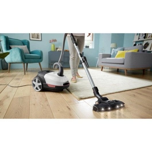 Staubsauger mit Beutel Philips 6000 series XD6122/12 900W HEPA 4L Weiß Schwarz