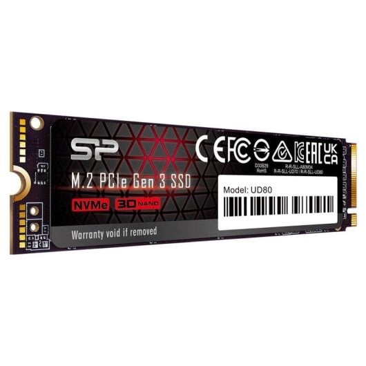 Disco Duro Silicon Power UD80 250GB M.2 NVMe 3400MB/s 3D NAND