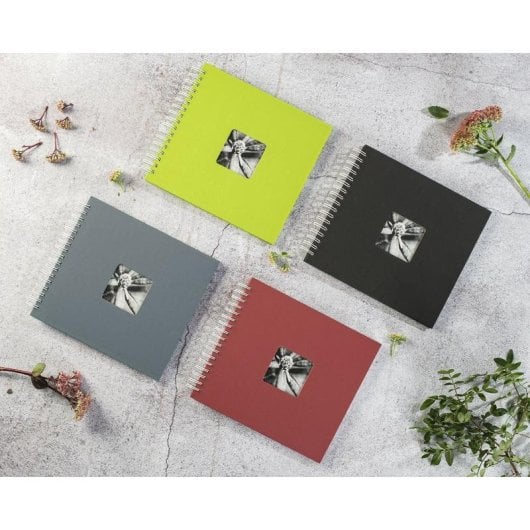 Álbum de Fotos Hama Fine Art Espiral 50 folhas 24x17 cm Cinzento