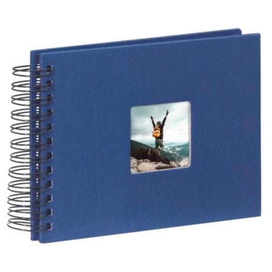 Álbum de Fotos Hama Fine Art Azul 50 Folhas Espiral 10x15cm Personalizável