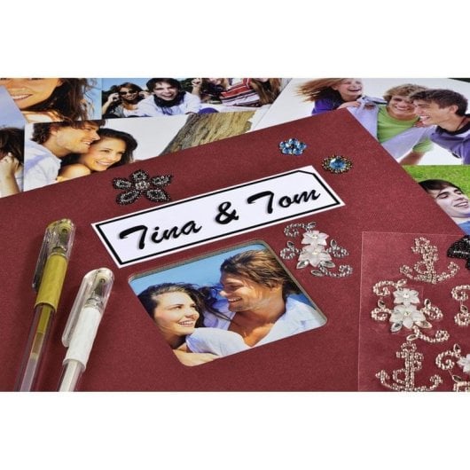 Álbum de Fotos HAMA AKLBB1616664065 50 Páginas Espiral Capa Texturizada