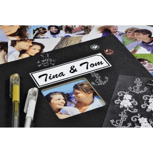 Album fotografico Hama Fine Art Nero 50 fogli 10x15 cm copertina in cartone