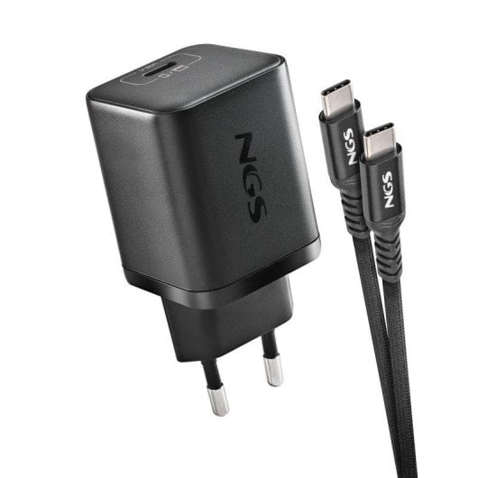Carregador NGS BUD65W-L GaN 65W USB-C Cabo 1,5 m Adaptadores Lenovo