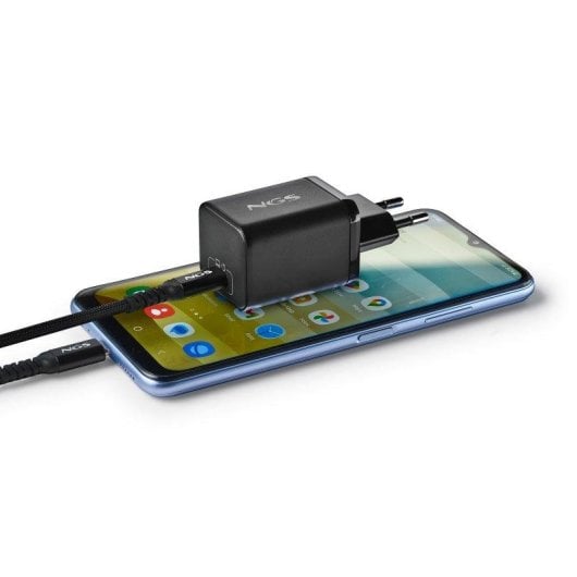 Caricabatterie NGS BUD 65W-H GaN 65W USB-C Cavo 1,5 m 8 Connettori DC HP