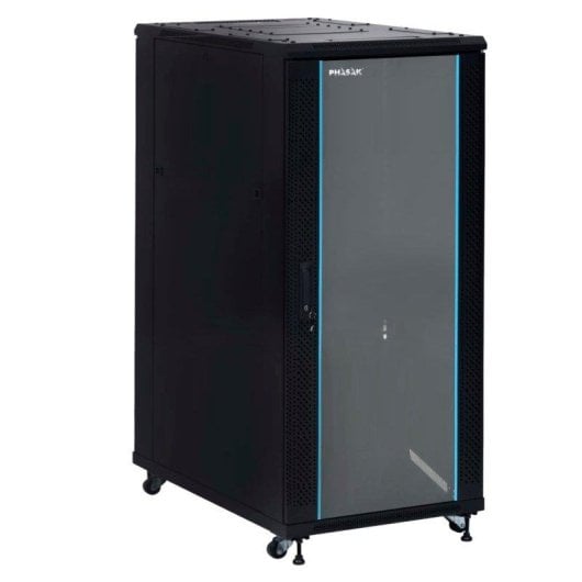 Armário Rack Phasak Pro 37U PHO 6137 vidro ventilação 600x1000 desmontável
