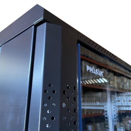 Armário Rack Phasak Pro 37U 800x1000 Ventilação Alta Capacidade Preto