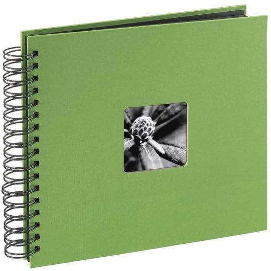 Album photo HAMA Fine Art Vert Spirale 100 pages couverture personnalisable