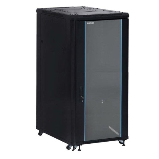 Armário Rack Phasak Pro 37U PHO 8837 19" 800x800 Com Ventilação Vidro Regleta
